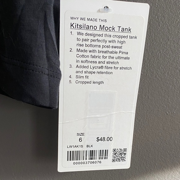 Lululemon Kistilano Mock Tank in black - Picture 3 of 3